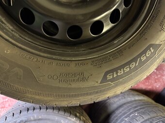 Sada kol 5X112R15 ET47, letní pneu Hankook 195/65R15 - 4