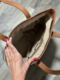 Luxusní hnědá kabelka DSUK - 4