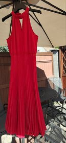 Červené plisované šaty vel. 36 - 4