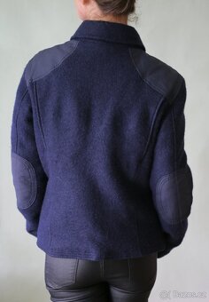 Přechodová vlněná bunda-kabát křivák Esprit vel. XL - 4