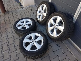 Originál alu kola CARME 6x15" 185/60 Rapid, Fabia III, nově - 4