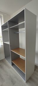 Šatní skříň se zrcadly bílá š179,4 h56 v206,7 cm - 4