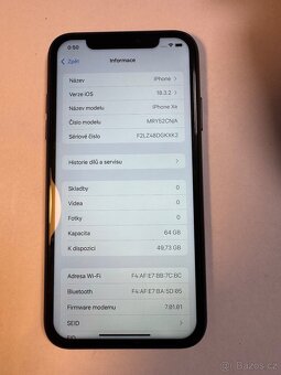 Apple iPhone Xr 64gb kondice baterie 100% Nefunkční Face - 4