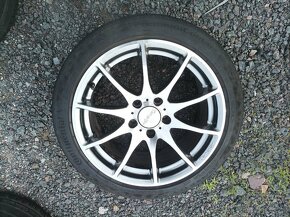Alu kola Tomason 5x114,3 r17 et 40 pneu 215/45/17 - 4