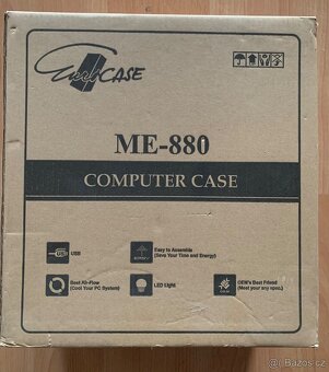 Nová nepoužitá microtower Eurocase ME-880 v orig.balení - 4