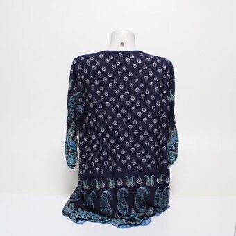 Dámské letní šaty Beyove modré XL - 4
