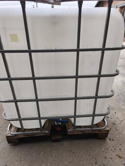 Ibc kontejner,barel,bečka,sud, baňok 1000 l - 4