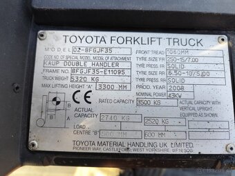 Vysokozdvižný vozík Toyota 8FGJ35 - 4