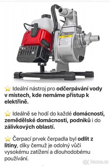 Prodám benzínové čerpadlo na vodu - 4