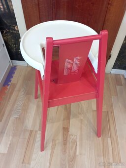 Dřevěná dětská židle IKEA - 4
