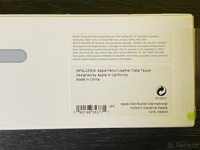 Nové Apple Pencil Case, kožené pouzdro kouřové barvy - 4
