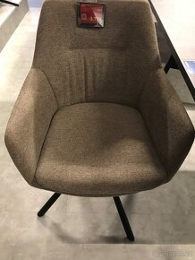 Židle Britta otočná kancelář textil kov - 4