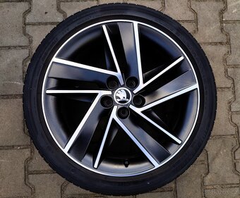 Alu kola originál Škoda Fabia III, Rapid 5x100 R17 Blade - 4