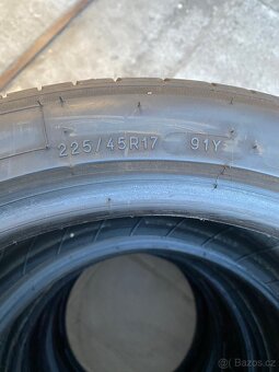 225/45 R17 91Y Goodrich 2x6mm 2x4mm dot0921 Letní - 4