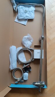 Sprchový set se dvěma hlavicemi nerezová ocel - 4