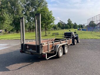 Brždený přívěs HAPERT 2700 kg, nájezdy, nová náprava - 4