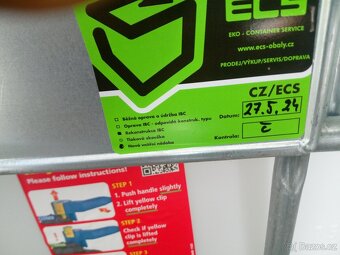 Nový ibc kontejner velký vstupní otvor 22 cm - 4