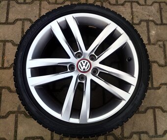 Zimní alu disky originální VW Golf VI,VII,VIII 5x112 R18 - 4