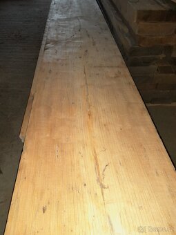 Prodám extra široké podlahové fošny. - 4