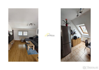 Pronájem podkrovního bytu 2+kk, 60 m2, Rudolfovská tř., Česk - 4