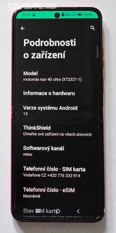 MOTOROLA RAZR 40 ULTRA 8GB/256GB, ČTĚTE - 4