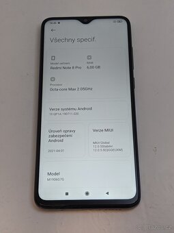 Xiaomi Redmi Note 8 Pro 6/128gb black. Záruka 6 měsíců. - 4
