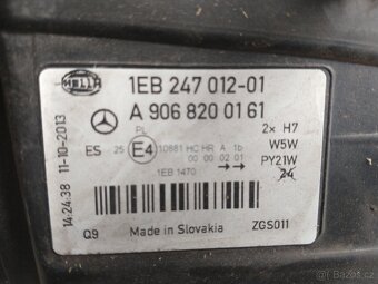 Mercedes benz Sprinter W906 - slušné přední lampy - 4