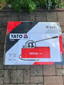 Ruční tlaková zkušební pumpa YATO YT-24800 – 12 L, 5 MPa - 4