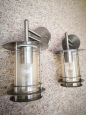 Dvě nerezová venkovní světla - 4
