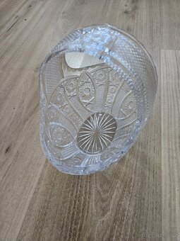 Košík z broušeného skla - 4