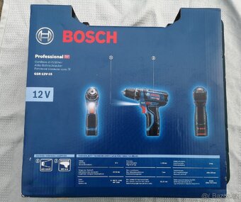 Bosch Professional GSR 12V-15 0601868109 +kufr+příslušenství - 4