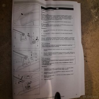 Originální střešní příčníky VW Caddy Long (Maxi) - 4