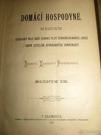 Kniha Domácí hospodyně z roku 1892 - 4