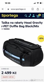 Taška na rakety Head Gravity r-PET Sport Bag Black/Mix - 4