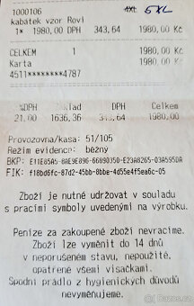 Úpletový kabátek černobílý - 4