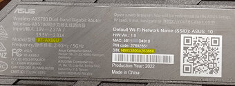 Asus RT-AX86U - Zaruka do 7.2.2026 wifi 6 router - 4