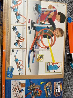 Hot Wheels dráha, power booster kit a urychlovač - 4