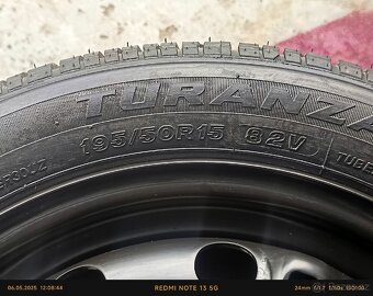 Bridgestone Turanza 195/50 R15 82V – NOVÉ + disk + obal - 4