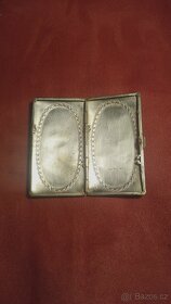 Starožitná tabatěrka Nickel silver - 4