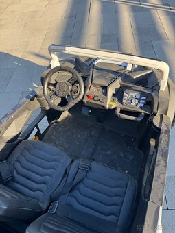 Dětské Buggy UTV Strong 24V nafukovací kola - 4