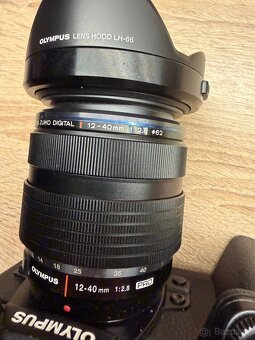 Digi zrcadlovka OLYMPUS OM-D E-M1 vč objektivu 12-40 PRO - 4