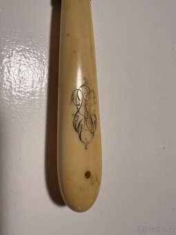 Starožitná lžíce s erbem - 4