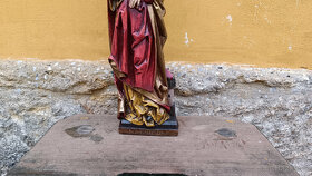 Soška sv. Barbora (Barbara) výška 38cm - patronka havířů - 4