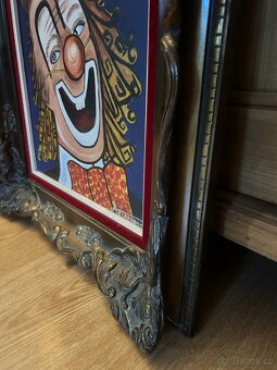 Starý obraz Klauna - 4