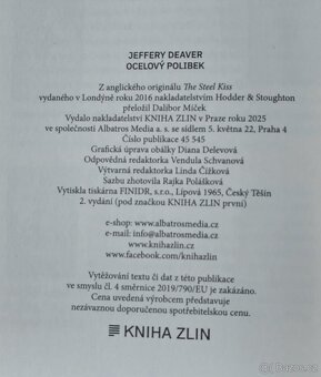 Jeffery Deaver: Ocelový polibek - 4