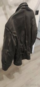 Dámská kožená bunda na motorku - 4