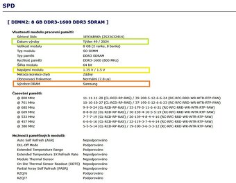 8GB DDR3L-1600 SODIMM Samsung nové zapečetěné memtest OK - 4
