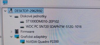 Fujitsu - výkonný core i7, 32GB RAM, SSD 512GB, HDD, grafika - 4