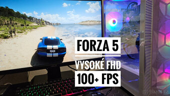 Bílé herní PC Intel Core i5,RX580 8GB,16GB,SSD1TB,WIFI+BT - 4