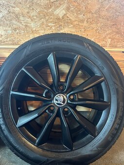 ALU Kola ŠKODA 5x112 R16 MINORIS Letní Pneu 205/55/16 - 4